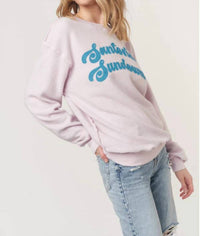 Project Social T - Tequila Sunrise Santorini Sunset Reversible Sweatshirt
