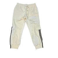 ADIDAS X Ivy Park Men's Cargo Sweatpants in ecru - men's pants