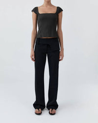 St. Agni - Wool Cap Sleeve Top