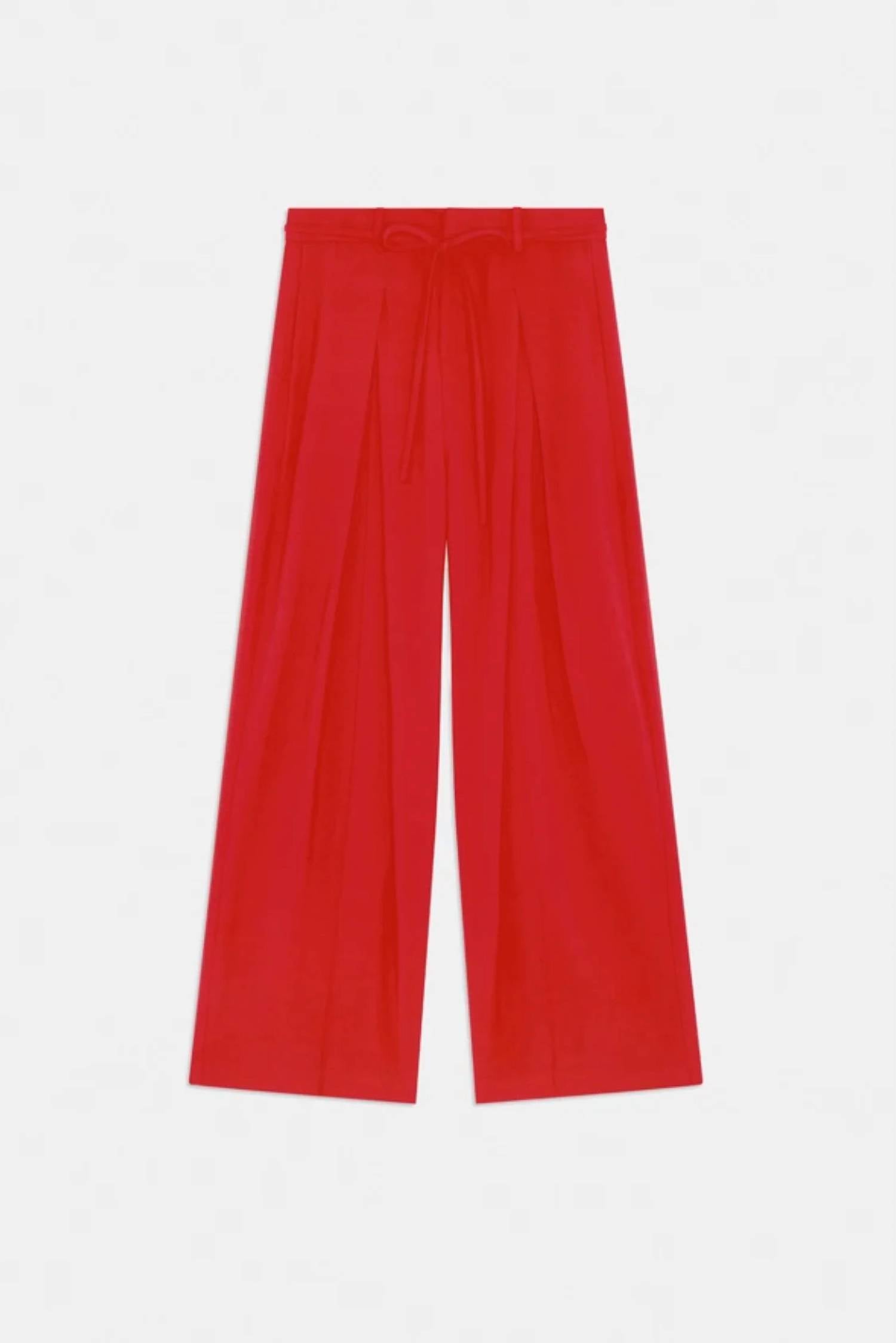 Suncoo - Julio Wide-leg Darted Pants