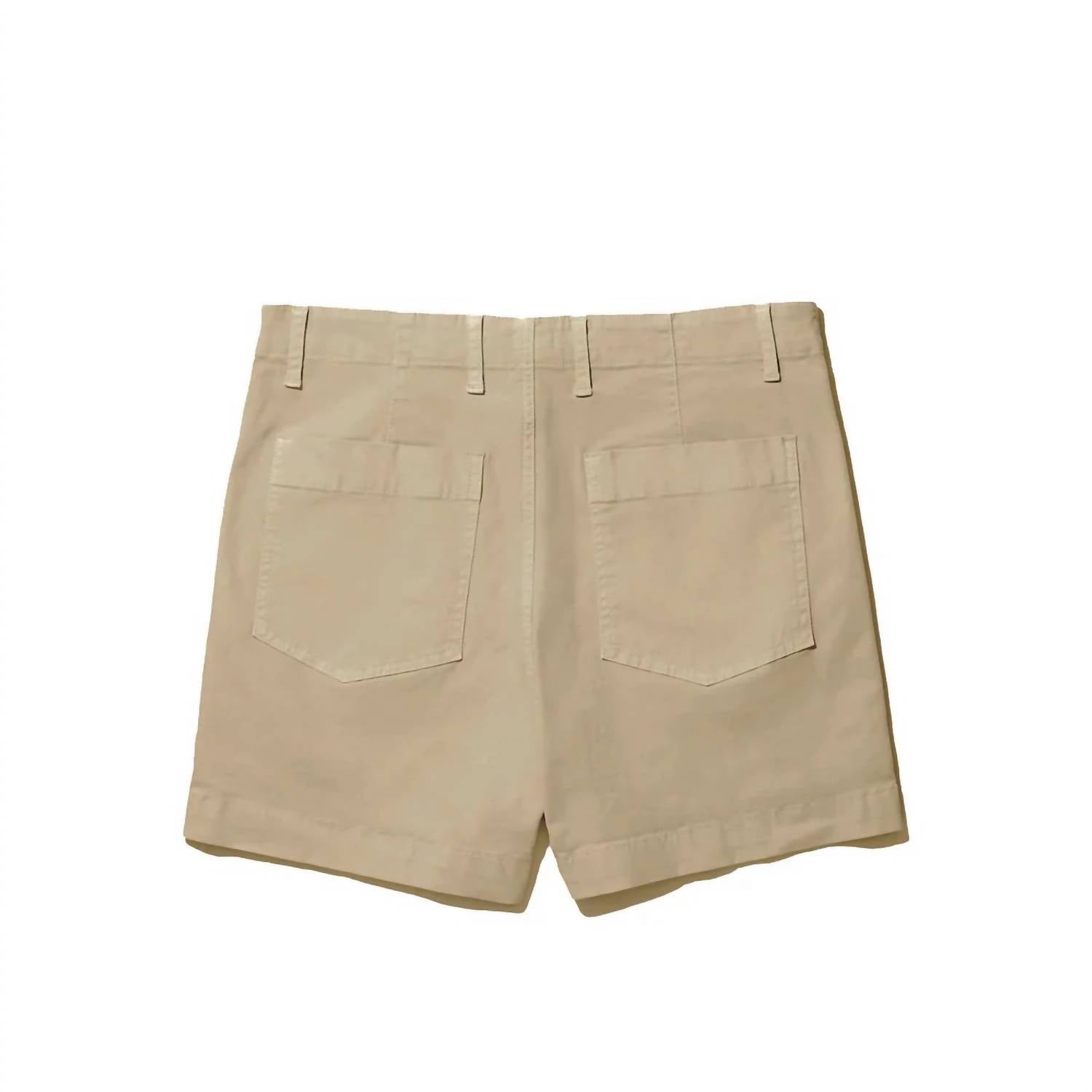 KULE Mid Rise City Shorts in sand - women's shorts - view 4