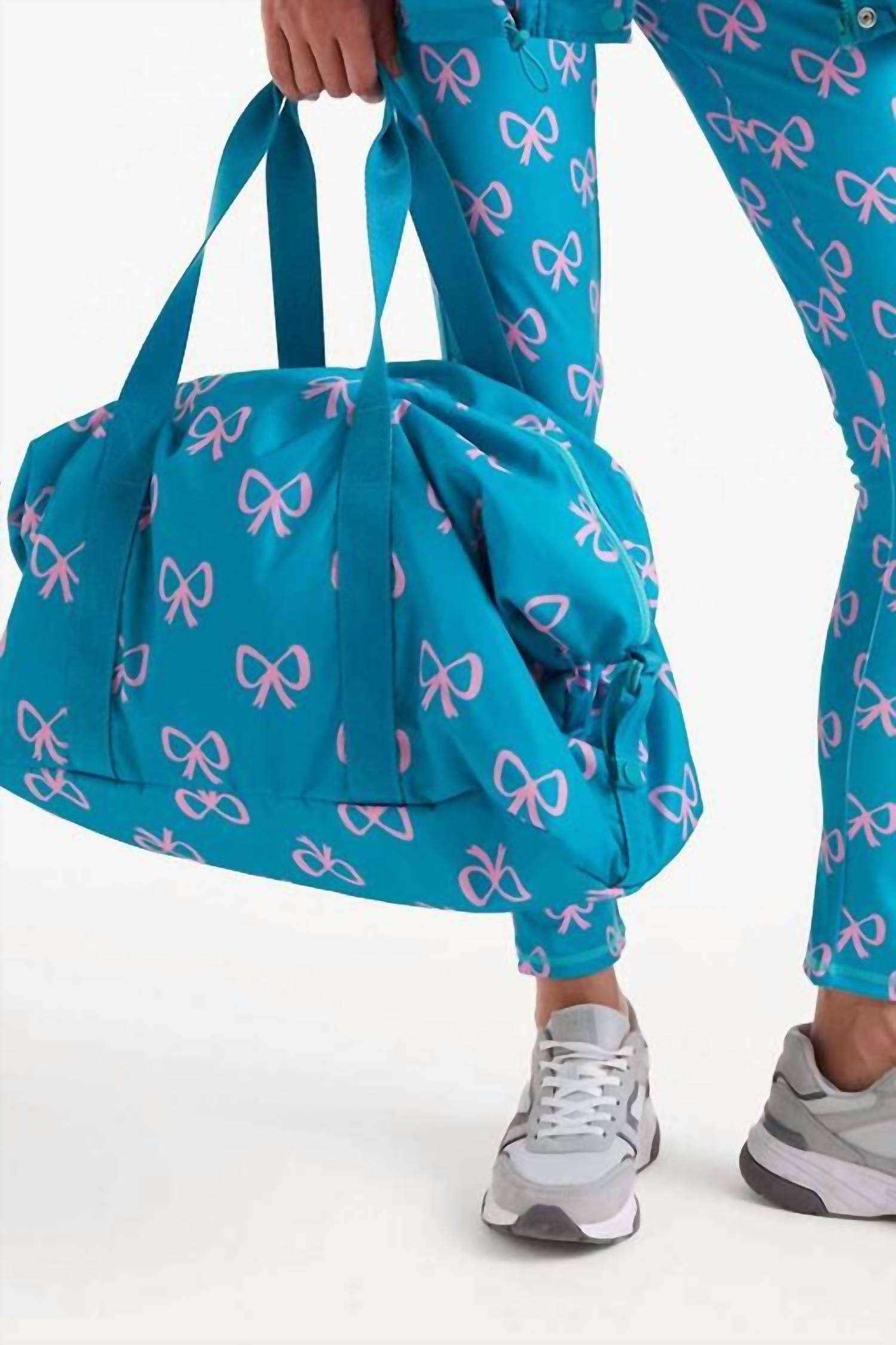 Compania Fantastica - Women's Bow Printed Duffel Bags