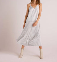 Bella Dahl - Hand Pleated Midi Skirt