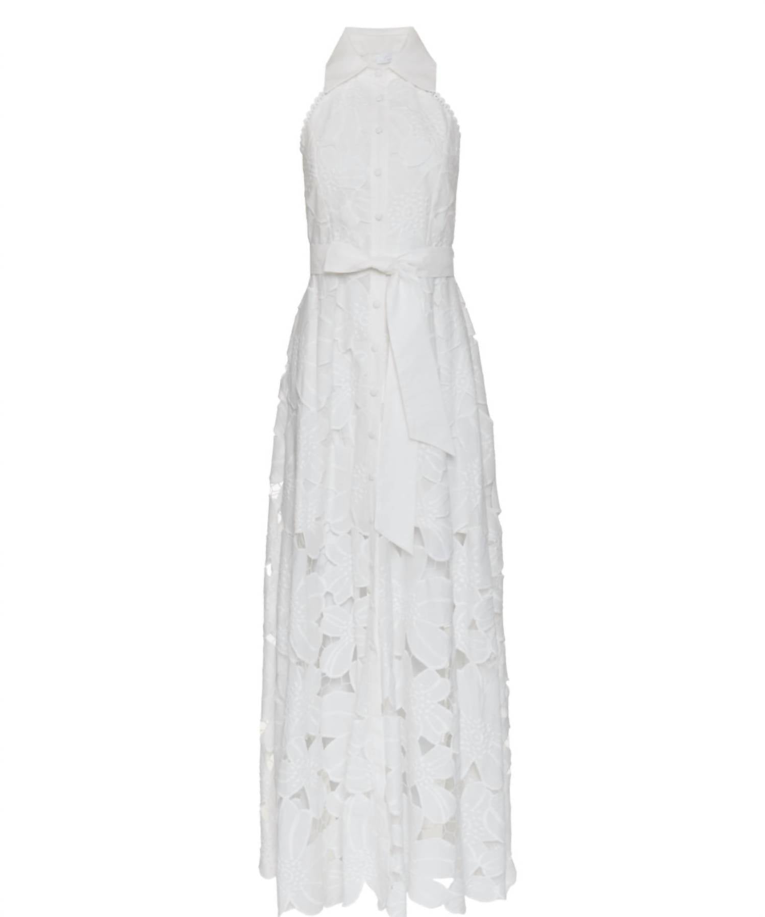 Lace The Label - Iris Cotton Sleeveless Maxi shirt dress