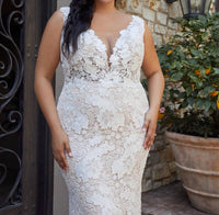 Casablanca - Elisha Lace Wedding Dress
