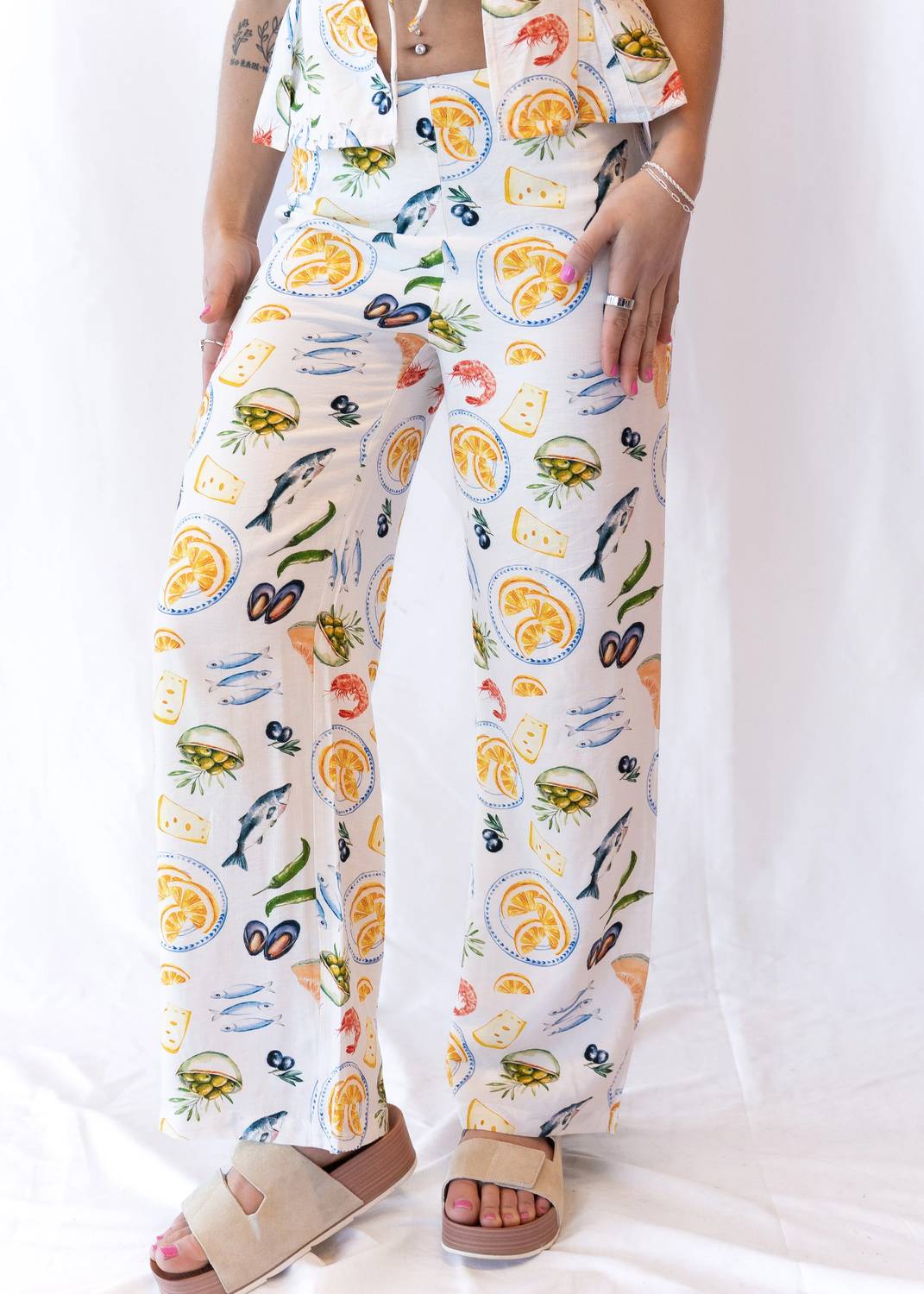 Pretty Garbage - Maddox Picnic Print Pants