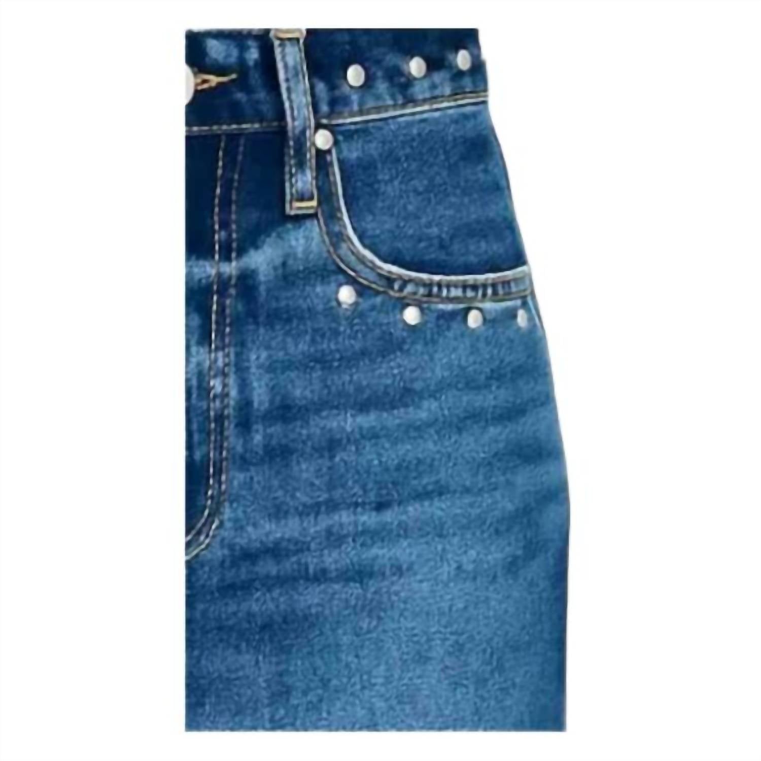PISTOLA Skye Grommet Skirt in artemis - women's skirt - view 4