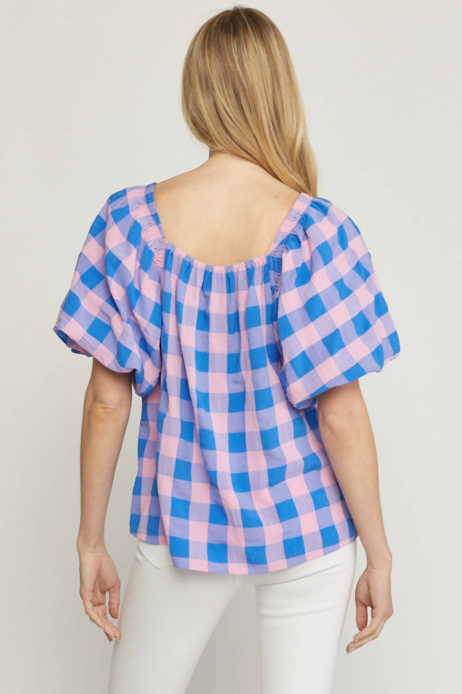 Entro - Clear Vision Gingham Top