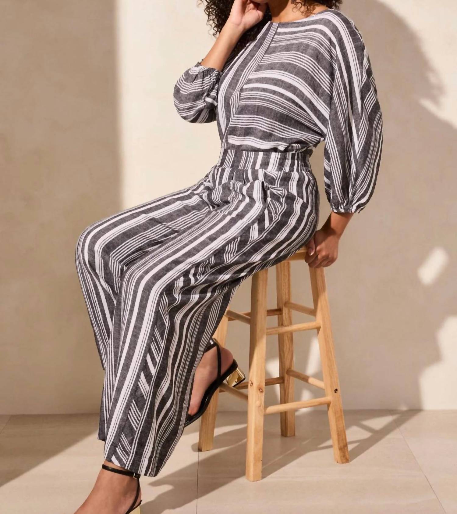 Tribal - Pull On Flowy Wide Pants
