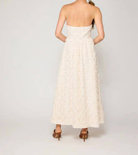 Line And Dot - Aris Strapless Maxi Dress