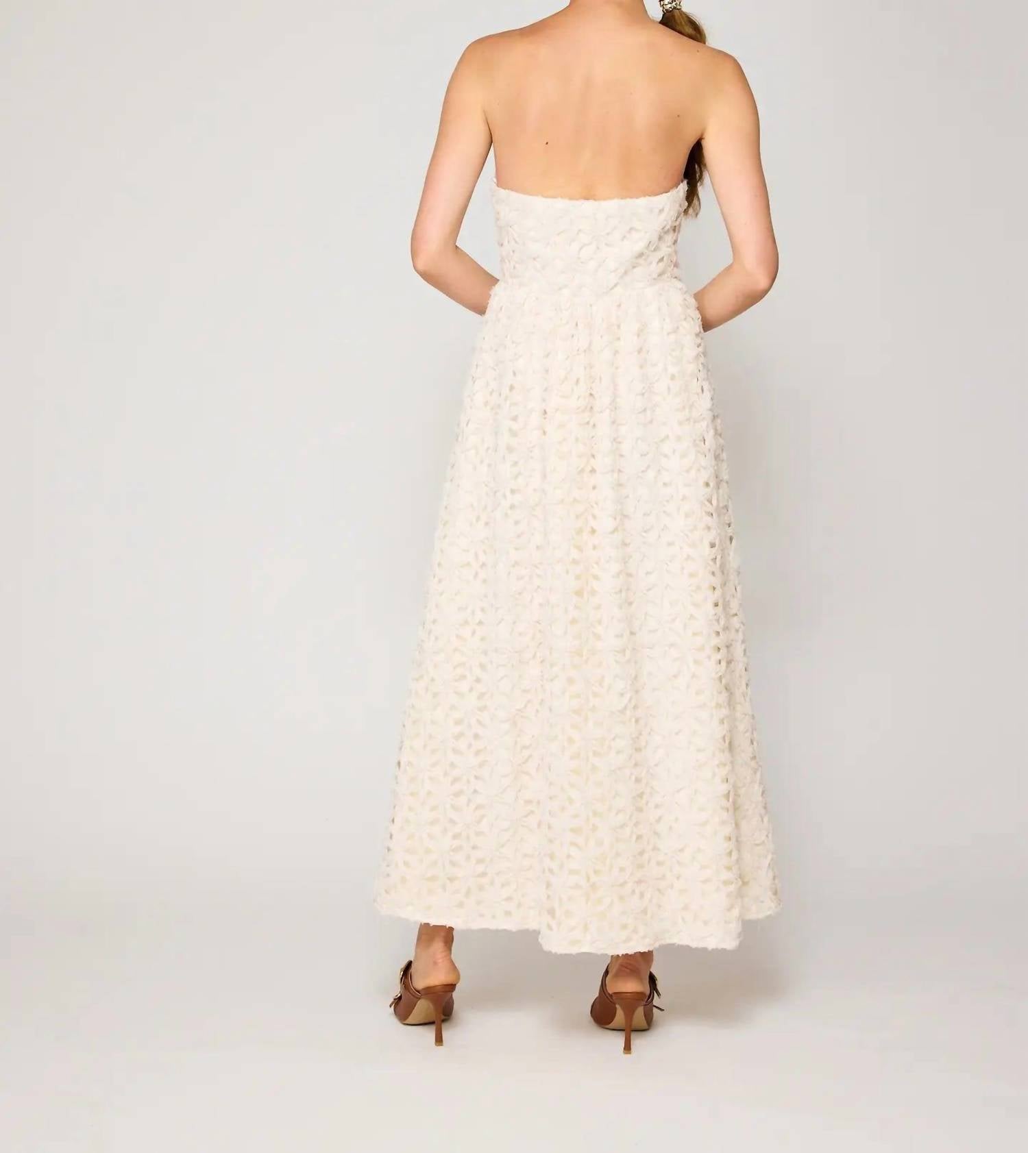 Line And Dot - Aris Strapless Maxi Dress