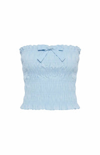 The Lulo Project - Penny Smocked Poplin Top