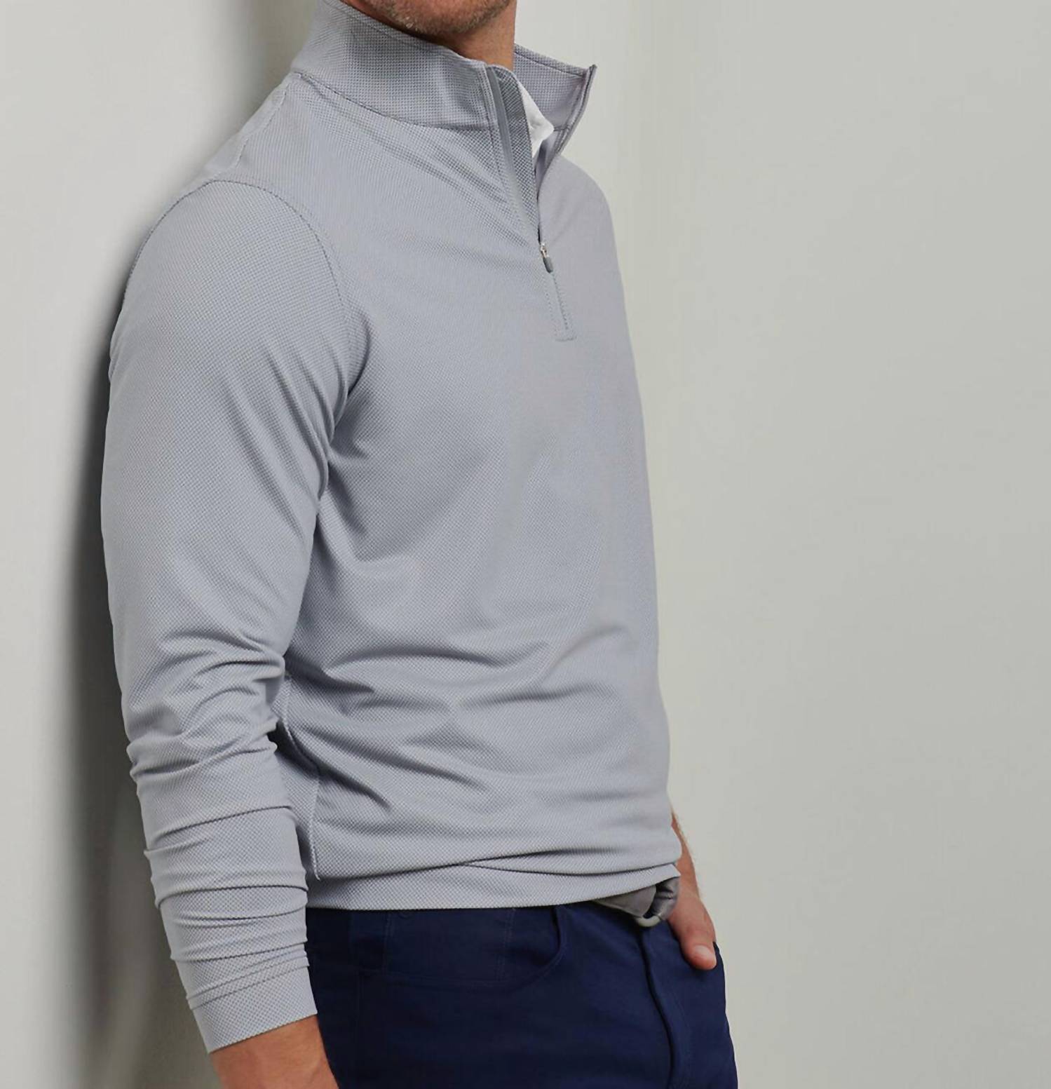 Peter Millar - Perth Birdseye Performance Quarter-zip
