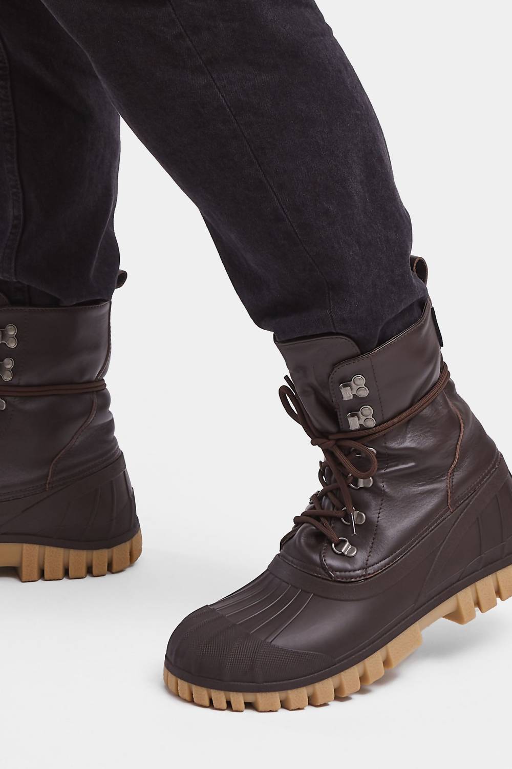Stutterheim - Men's Patrol Duck Leather Combat Boots