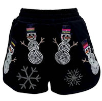 Queen Of Sparkles - Snowman Shorts
