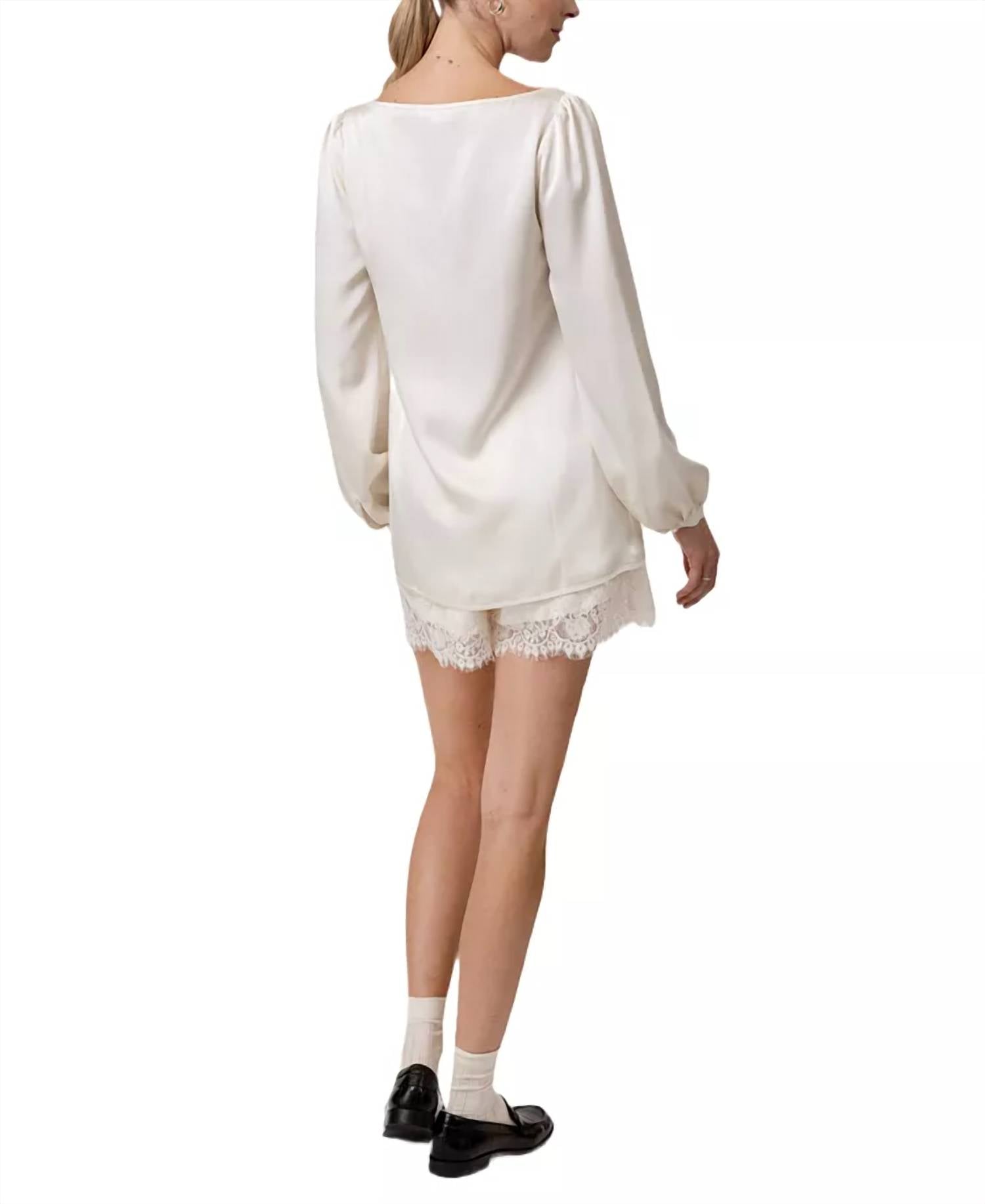 Line And Dot - Nicolo Satin Top