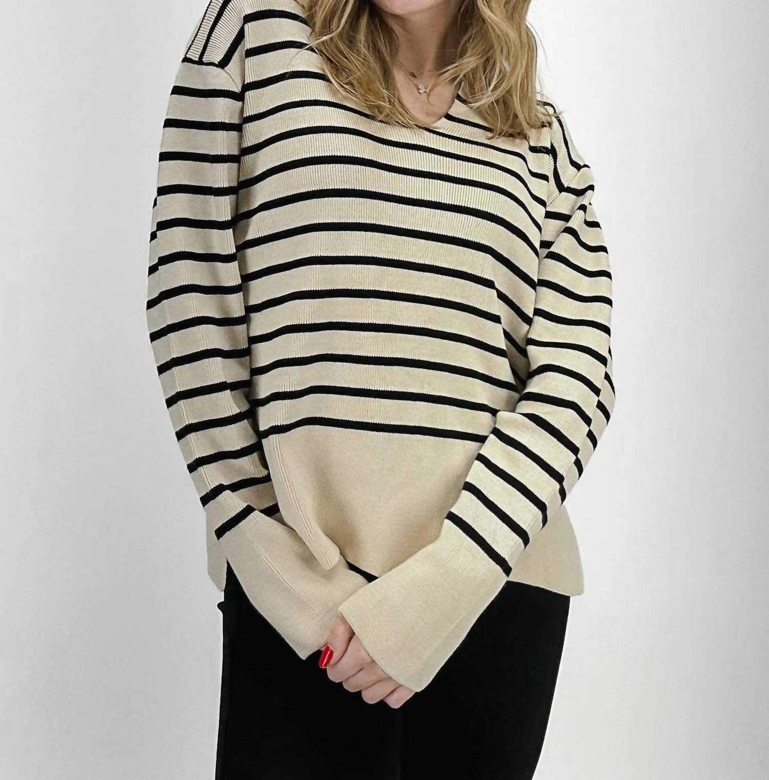 Astrid - Cammie Striped Sweater