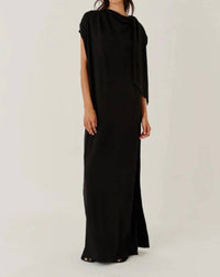 The Garment - Draped Neckline Scarf Dress