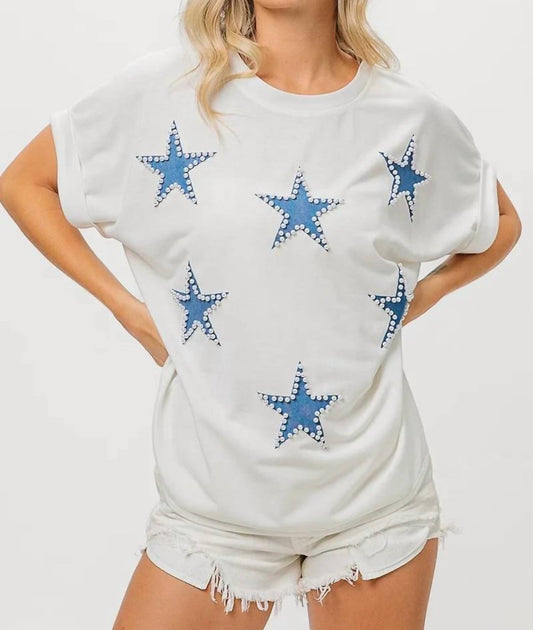 Bibi - Terry Pullover Top