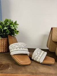 Bamboo Women's Night Out Sandal in beige - women's sandal