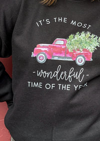 Melody Faye - Christmas Truck Sweatshirt