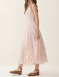 Pretty Follies - Floral Detail Midi Dress