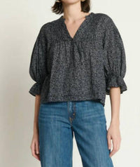 Nation LTD Scarlet Pintuck Top in santa fe floral - women's blouse