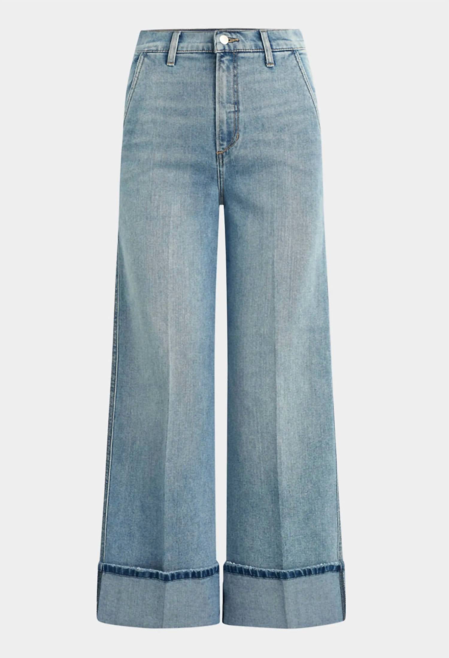 Joe'S Jeans - Trixie Cuffed High Waist Wide Leg Jeans