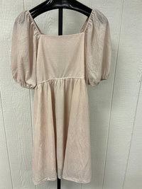Polagram - Square Neck Puff Sleeve Midi Dress - Plus