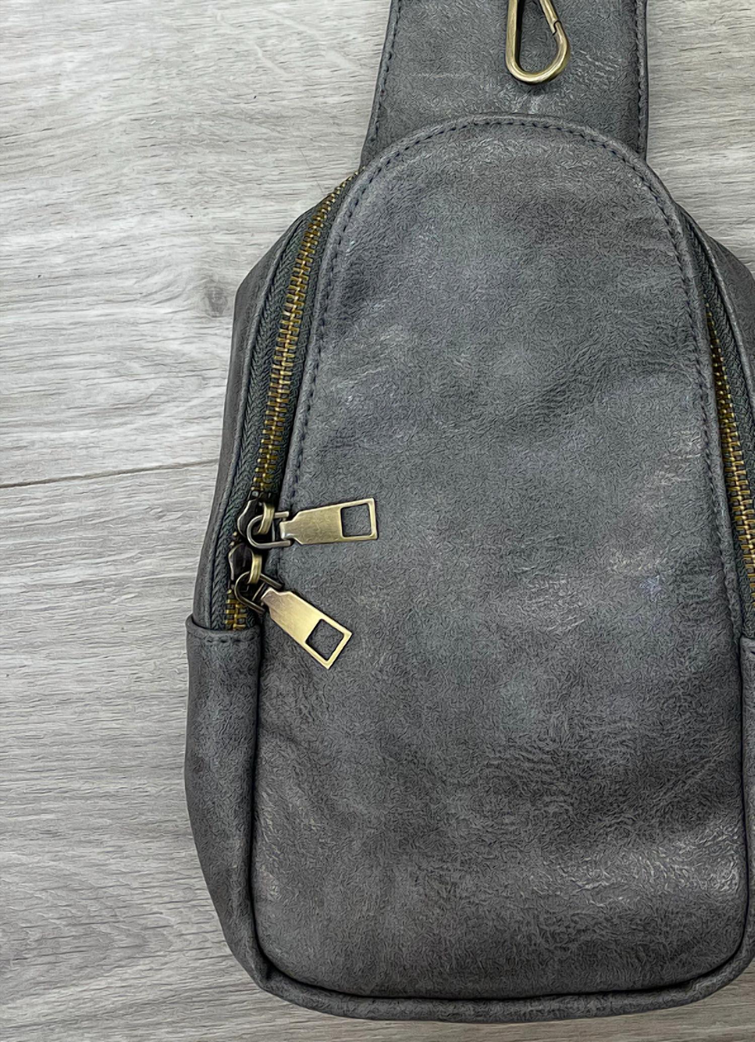 Zenana - Women's Vegan Leather Sling Crossbody Bag