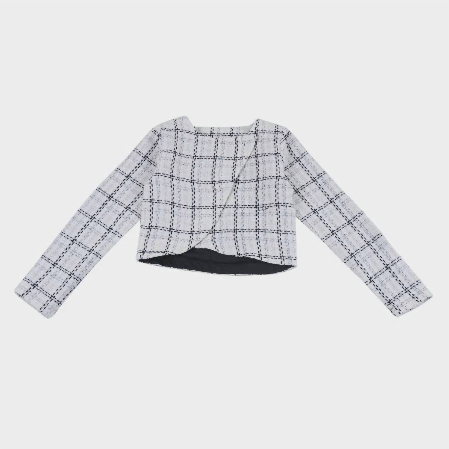 Little Olin - Girls' Tweed Jacket