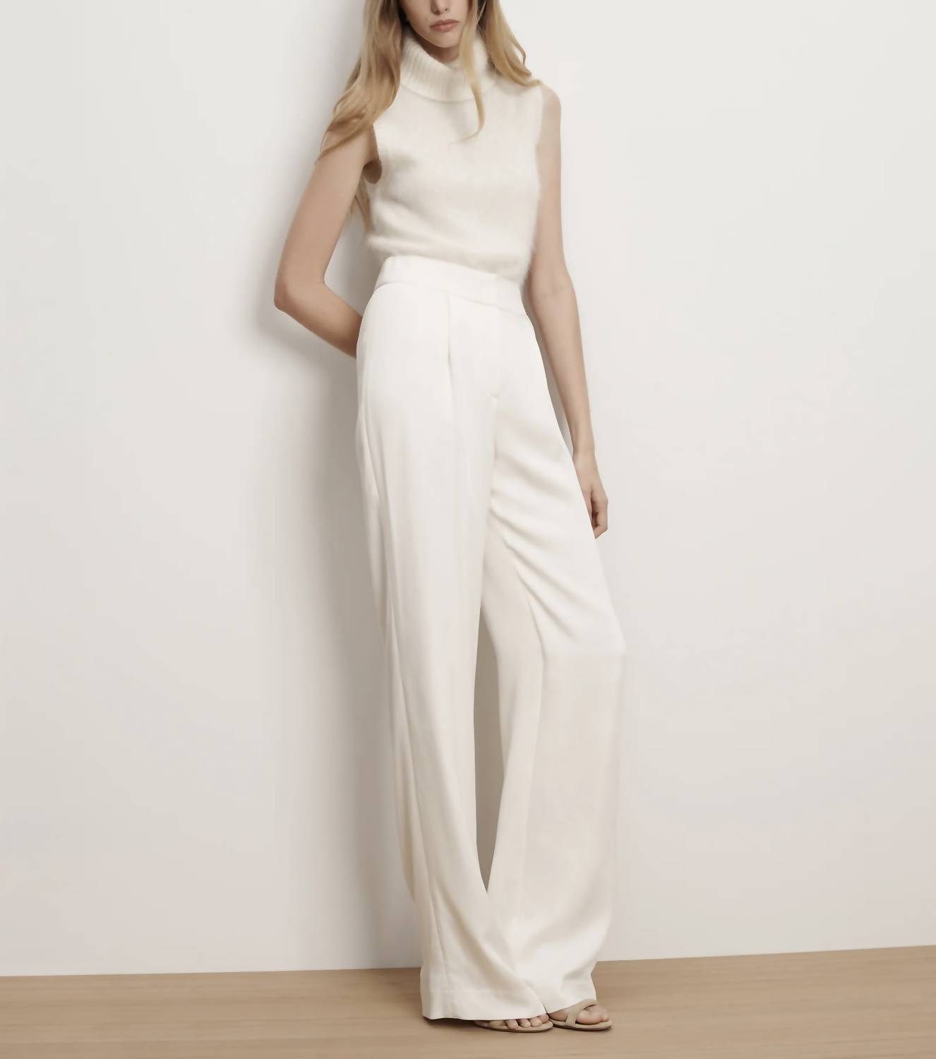Veronica Beard - Mazzy Brushed Cashmere Sleeveless Sweater