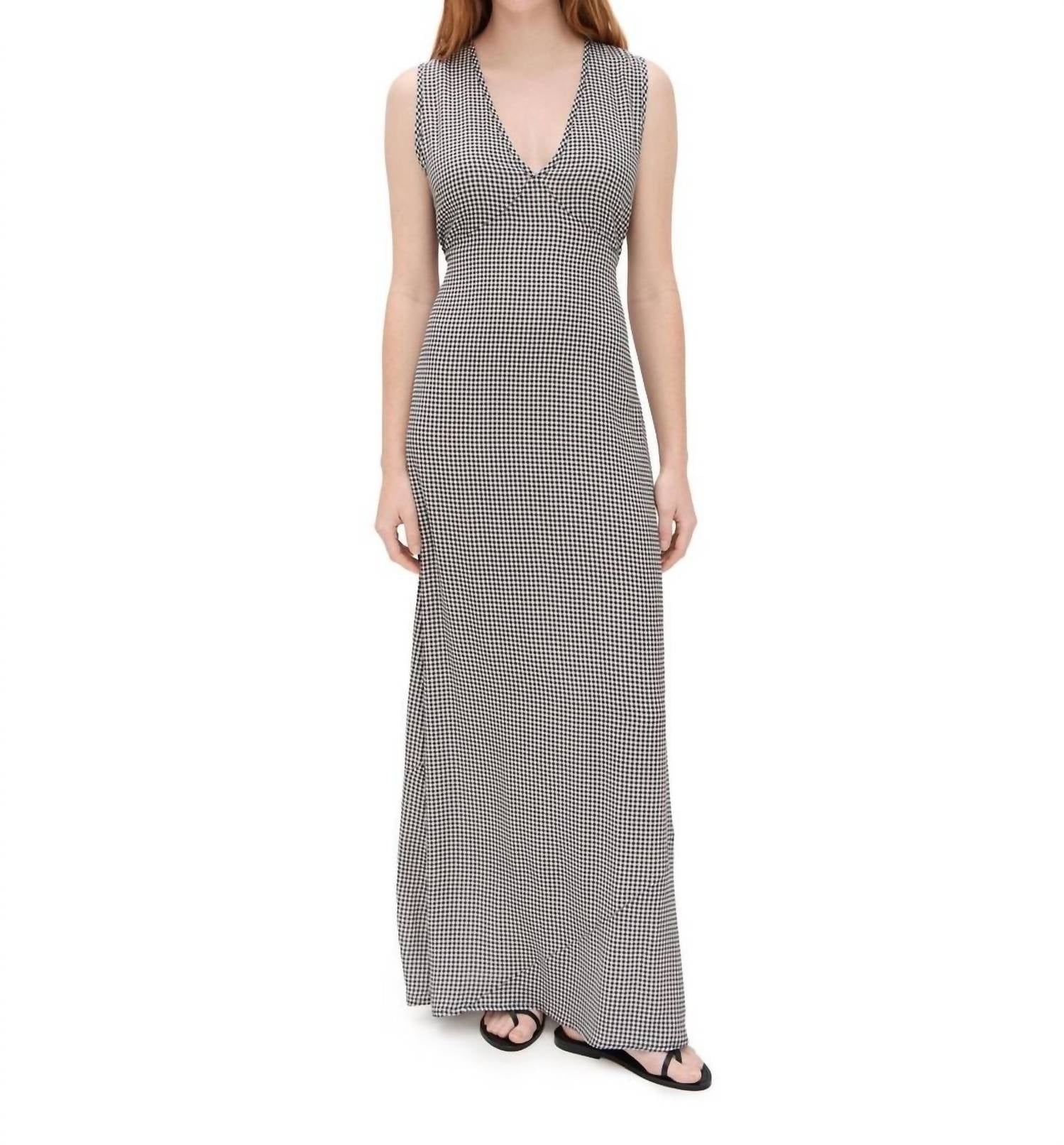 Little Lies - Gingham Midi Dress