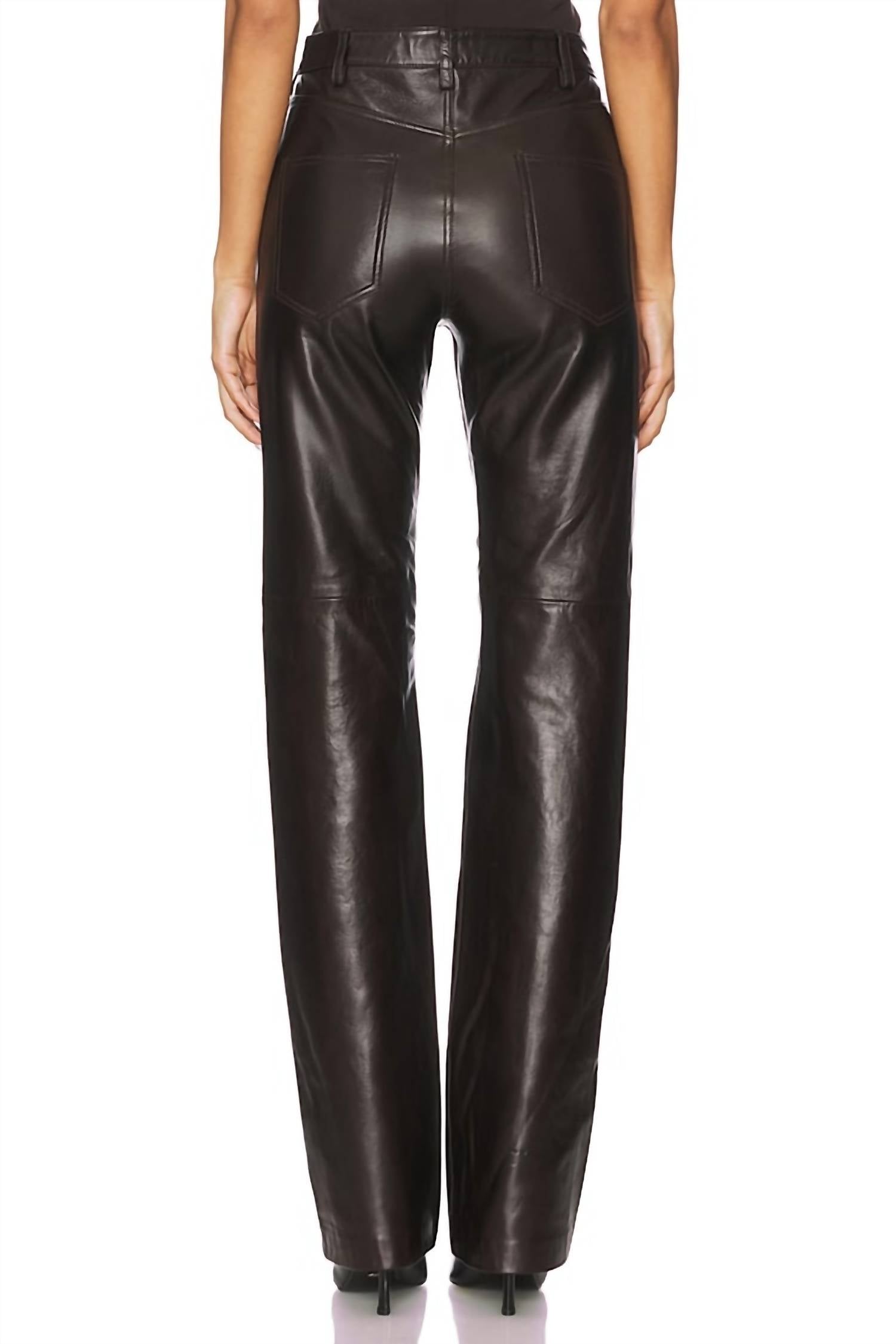 Nili Lotan - Women's Joan Leather Pant