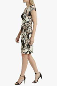 Maggy London - Printed Wrap Dress