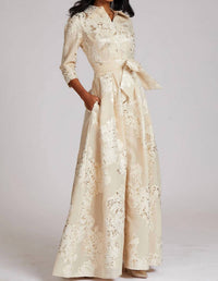 Teri Jon - Shirtdress Gown