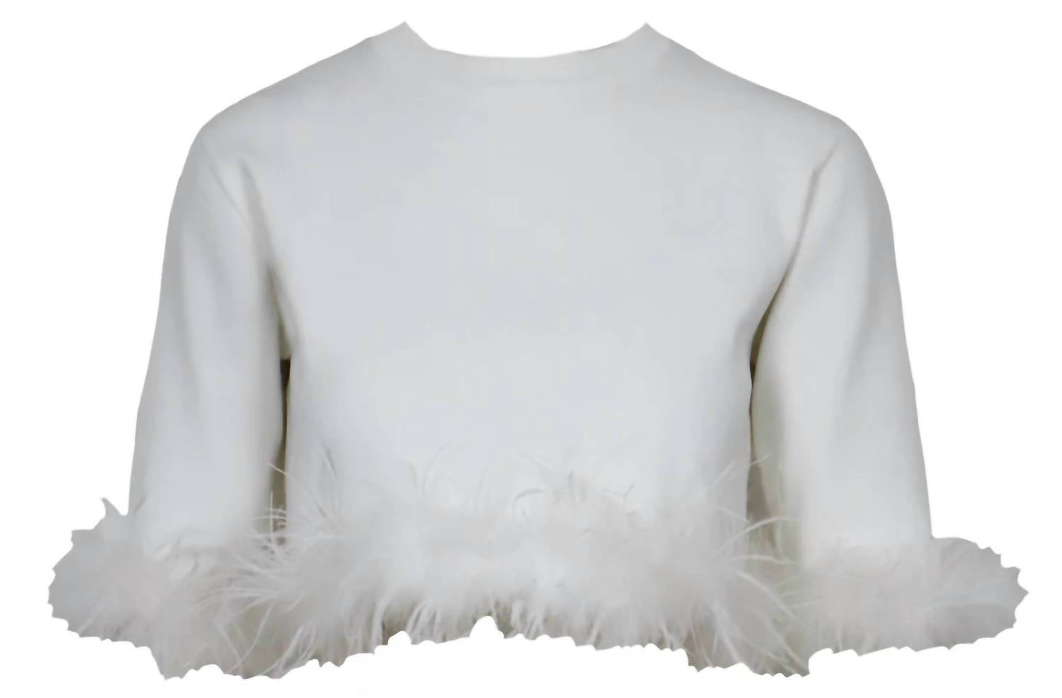 Lucy Paris - Women's Sally Feather Top