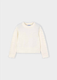 Mayoral - Girl's Fuzzy Crewneck Sweater