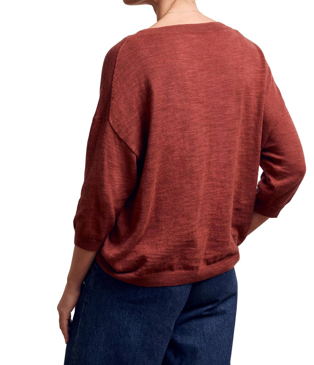 Celtic & Co. - Linen Blend Crew Neck Top