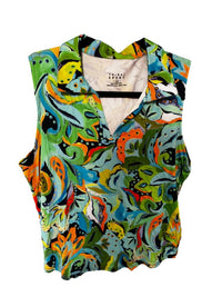 Tribal - Women's Sleeveless Polo Top With Shirttail