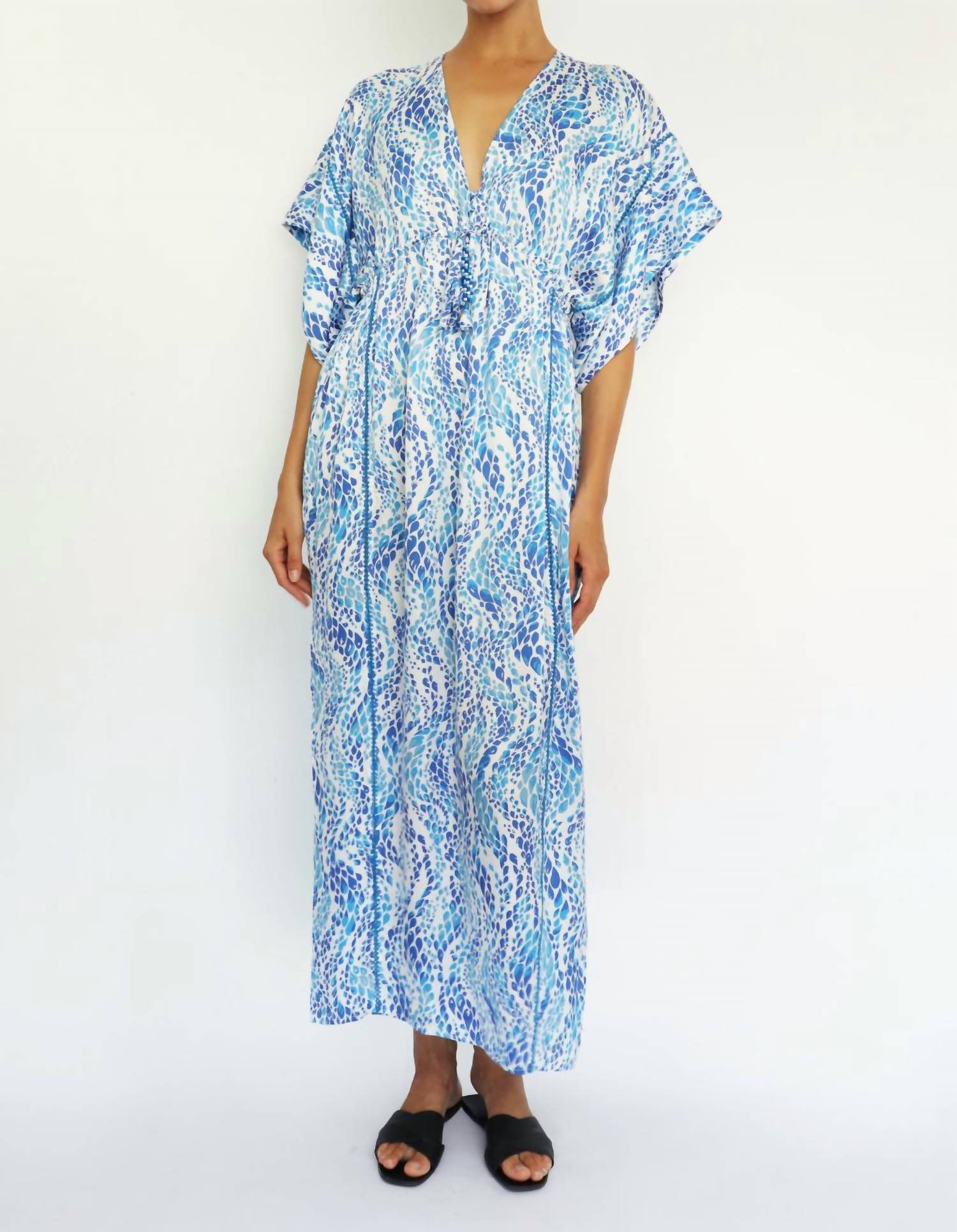 Poupette St Barth - Women's Long Kaftan Dress