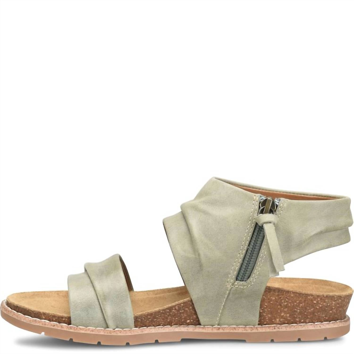 Comfortiva Women's Gale Sandal - Wide in sage - women's sandal - alternate view