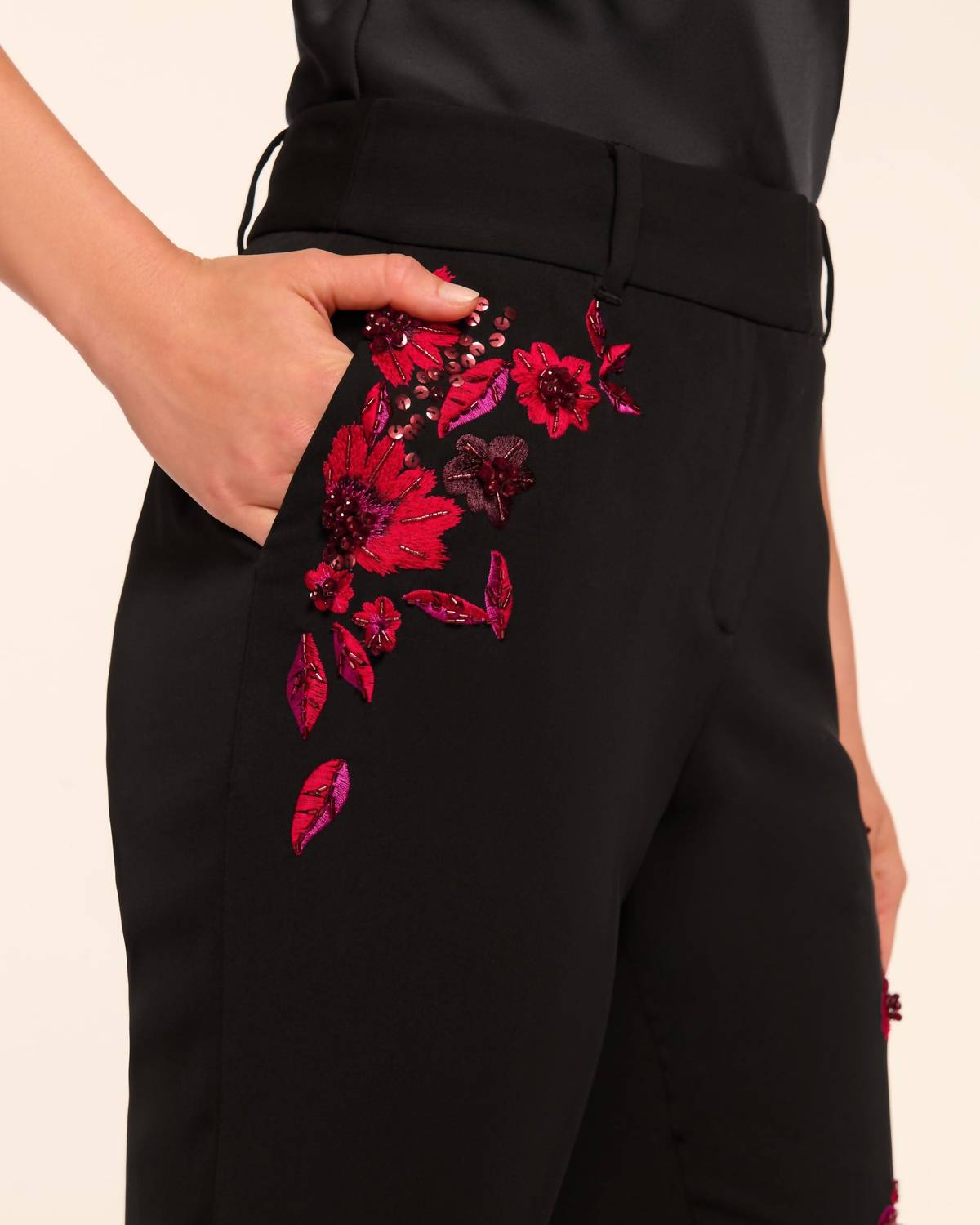 Ramy Brook - Vanessa Embellished Tailored Pants