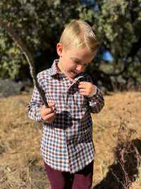 Me & Henry - Boy's Atwood Woven Long Sleeve Woven Shirt