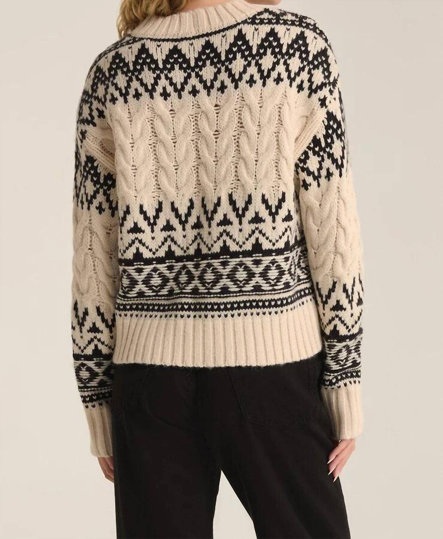 Z Supply - Garland Fairisle Sweater