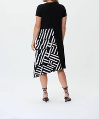 Joseph Ribkoff - Soren Silky Knit Woven Midi Dress