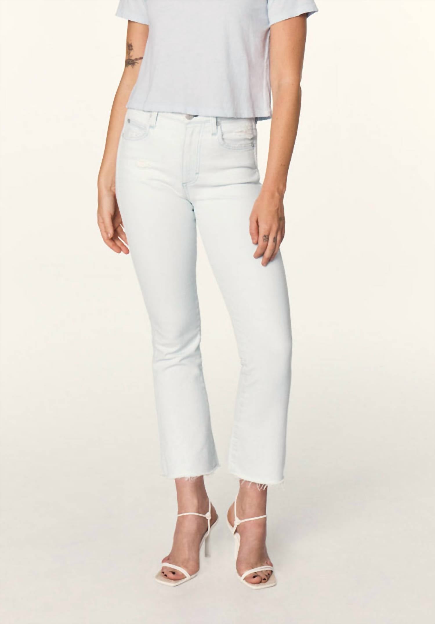 AMO Bella High Rise Crop Jeans in radiance - women's jeans