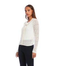 Karen Kane - Pointelle Cardigan Sweater