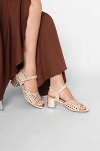 Bos. & Co. - Women's Wendi Woven Leather Sandals