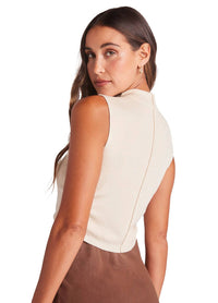 Bella Dahl - MOCKNECK SWEATER TANK TOP